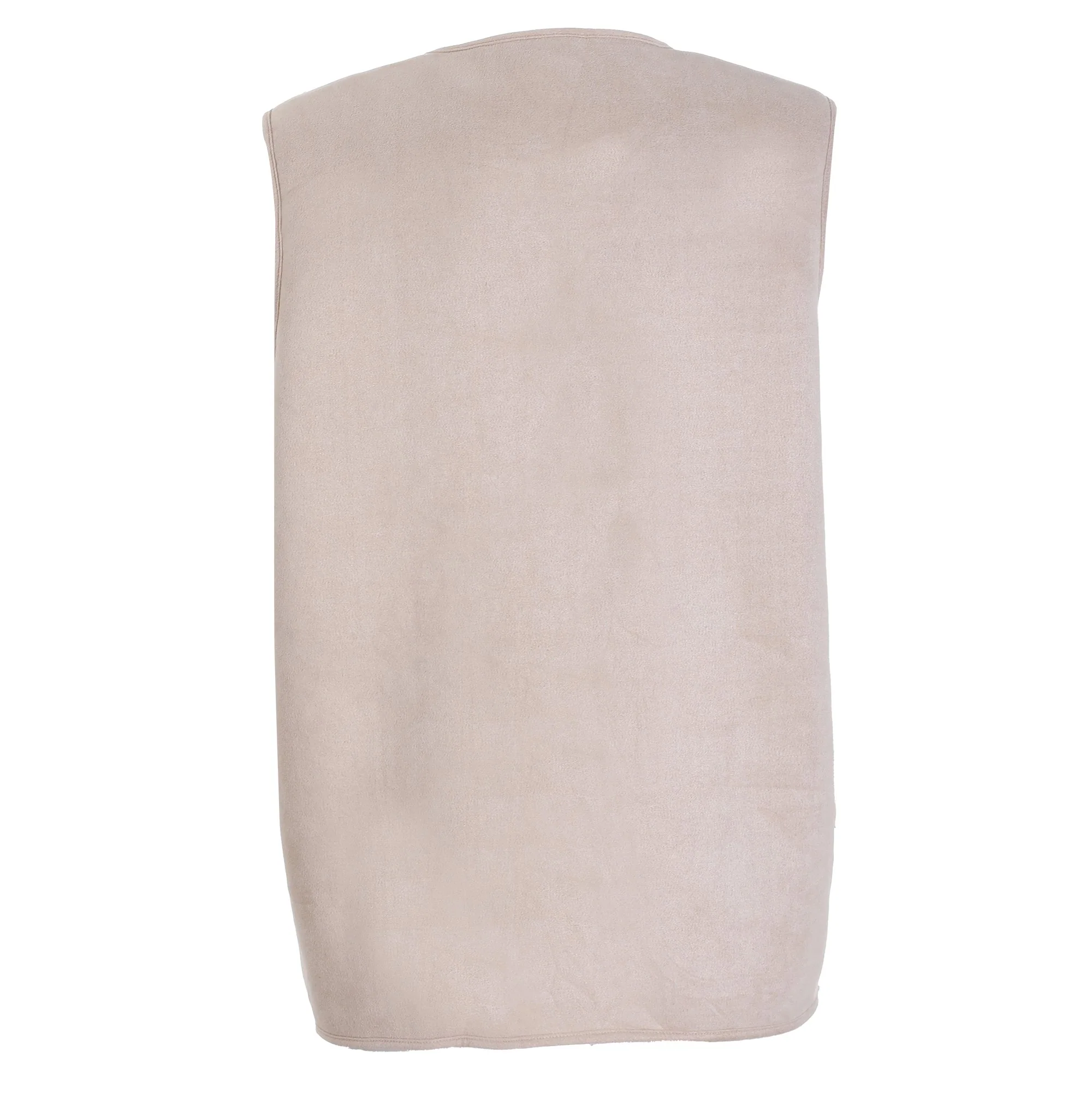 Veste sans manches réversible - Beige - Image 4