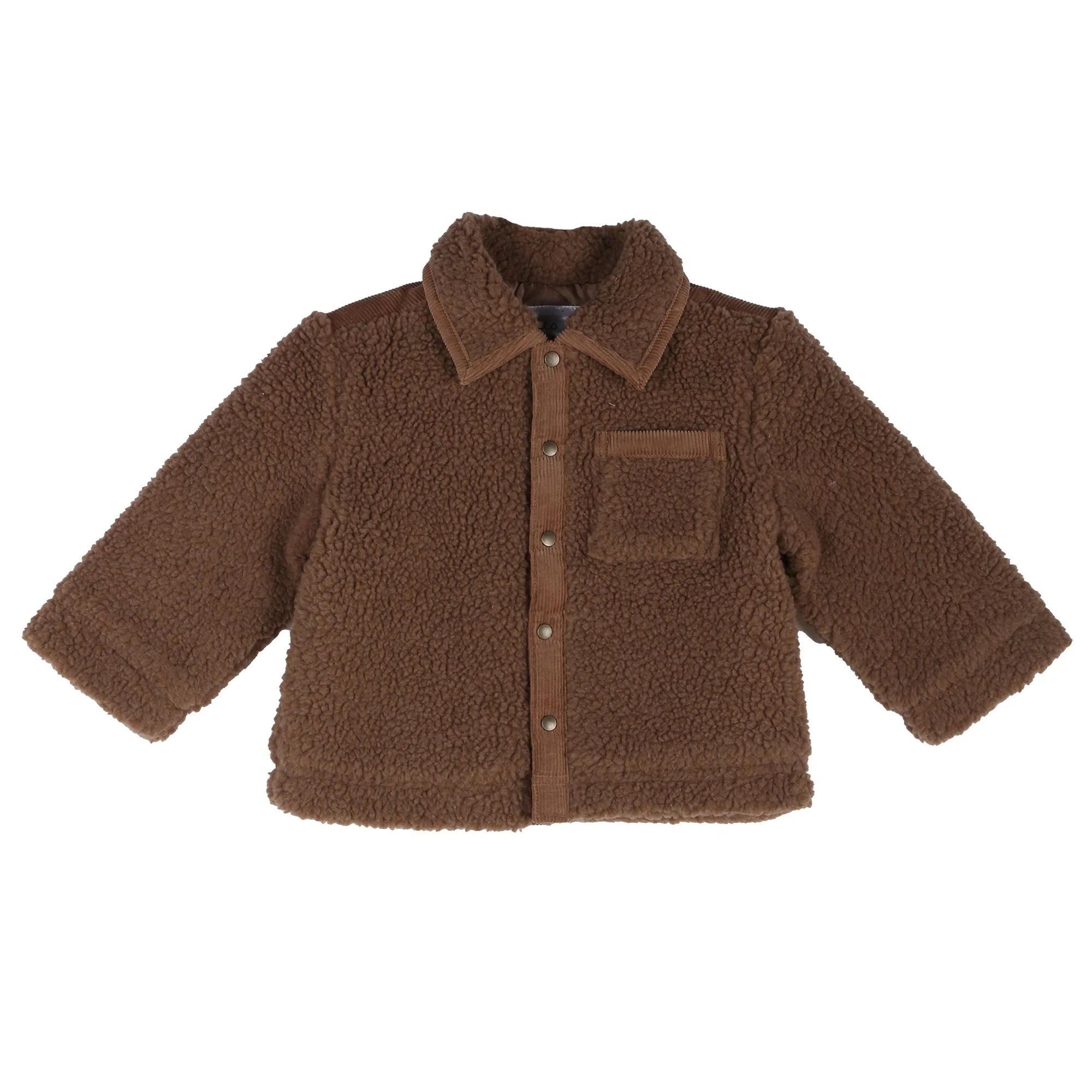 Veste sherpa 6/36 mois  - Marron