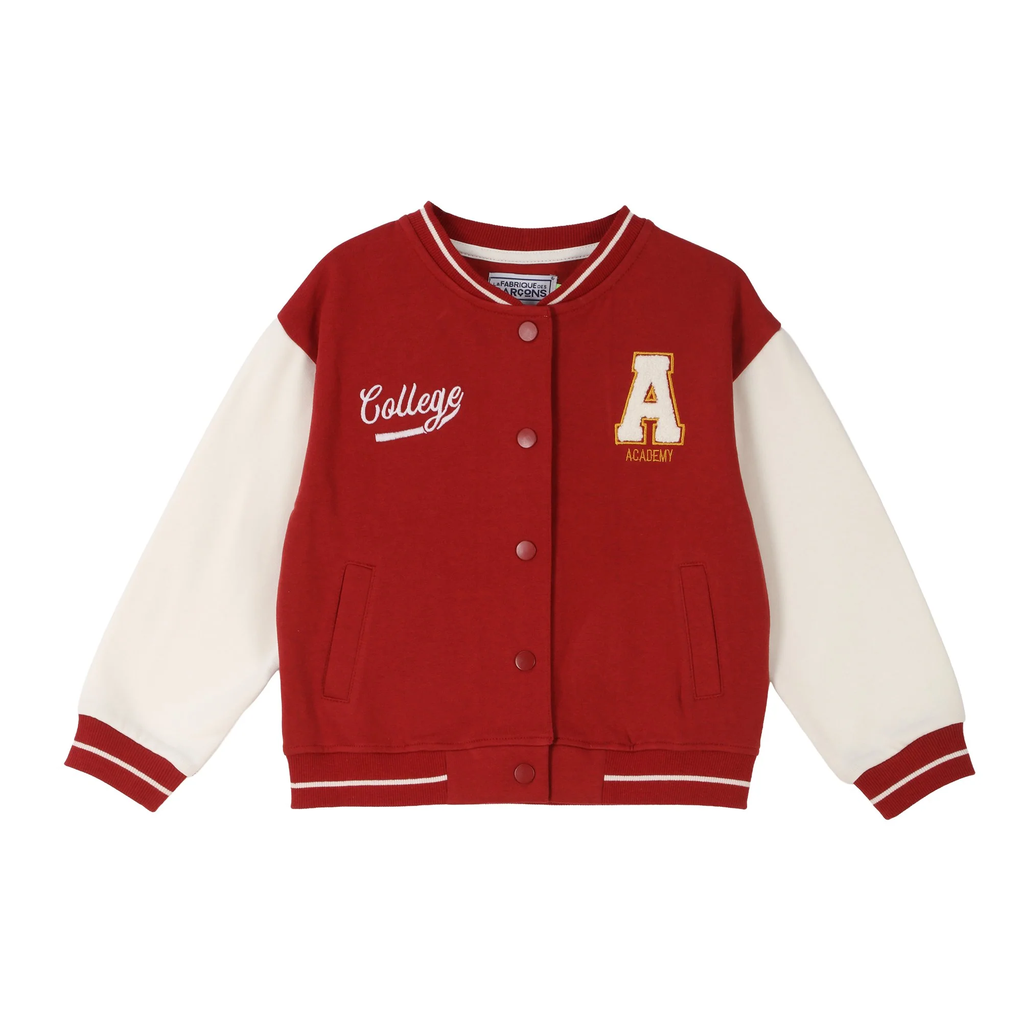Veste Teddy 3/12 ans - Rouge