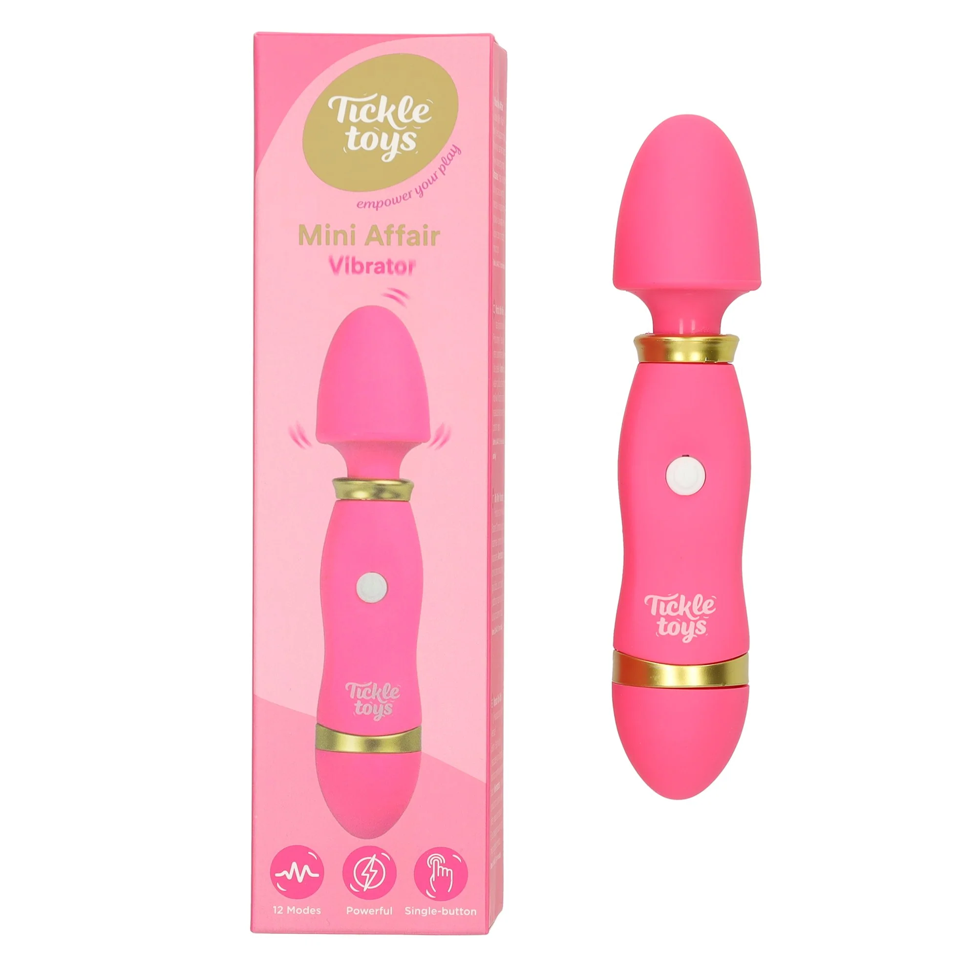Vibromasseur sans fil  - Rose