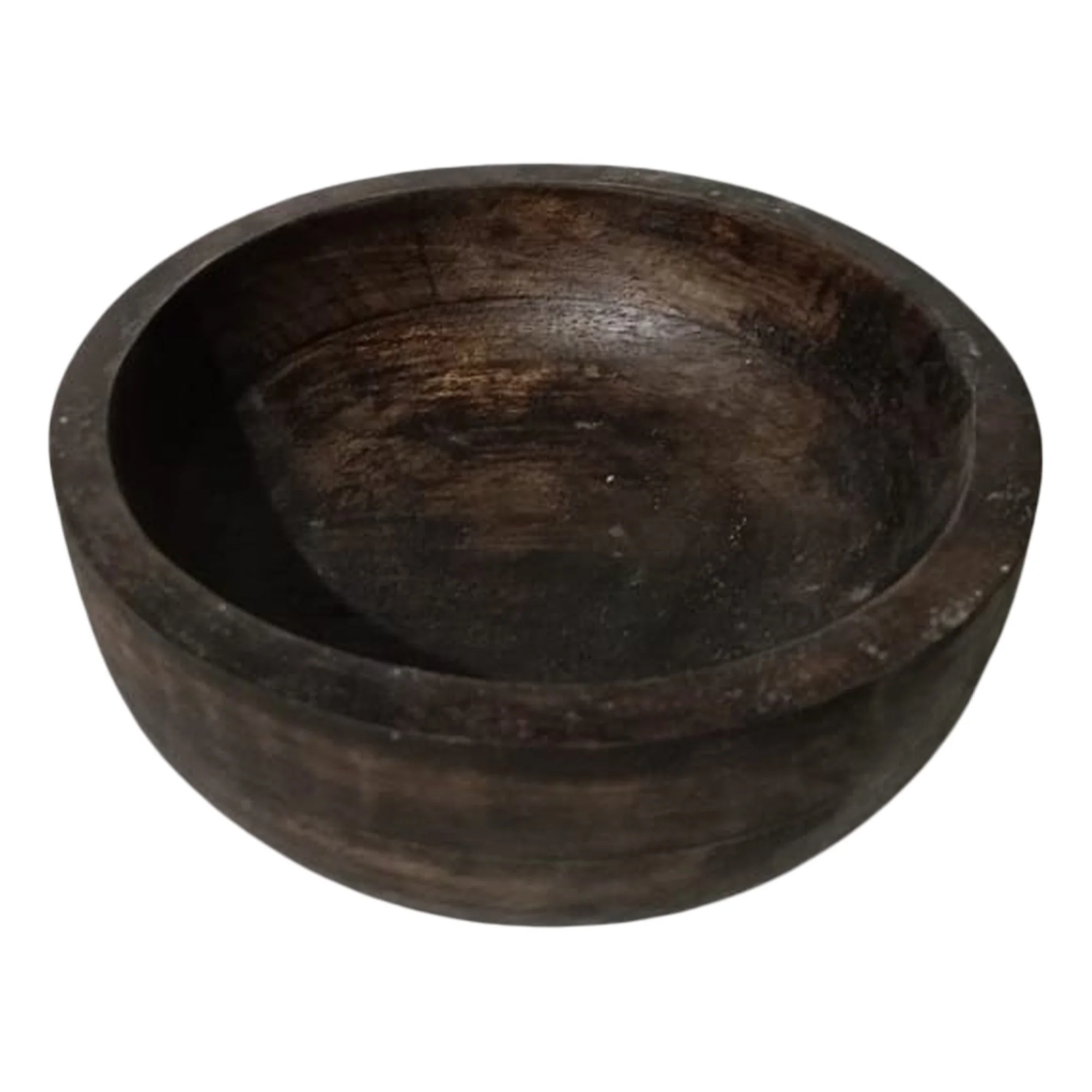 VIDE POCHE EN BOIS FONCE DIA 15X4.5CM ESCALE GOURMANDE