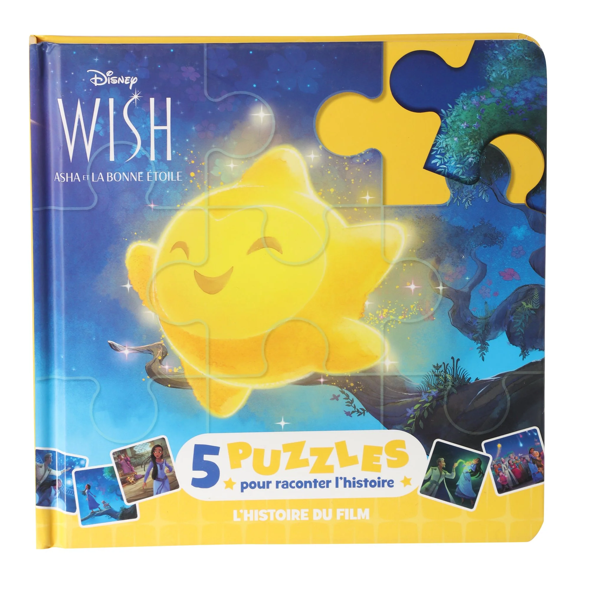 Wish Asha et bonne étoile - mon petit livre puzzle