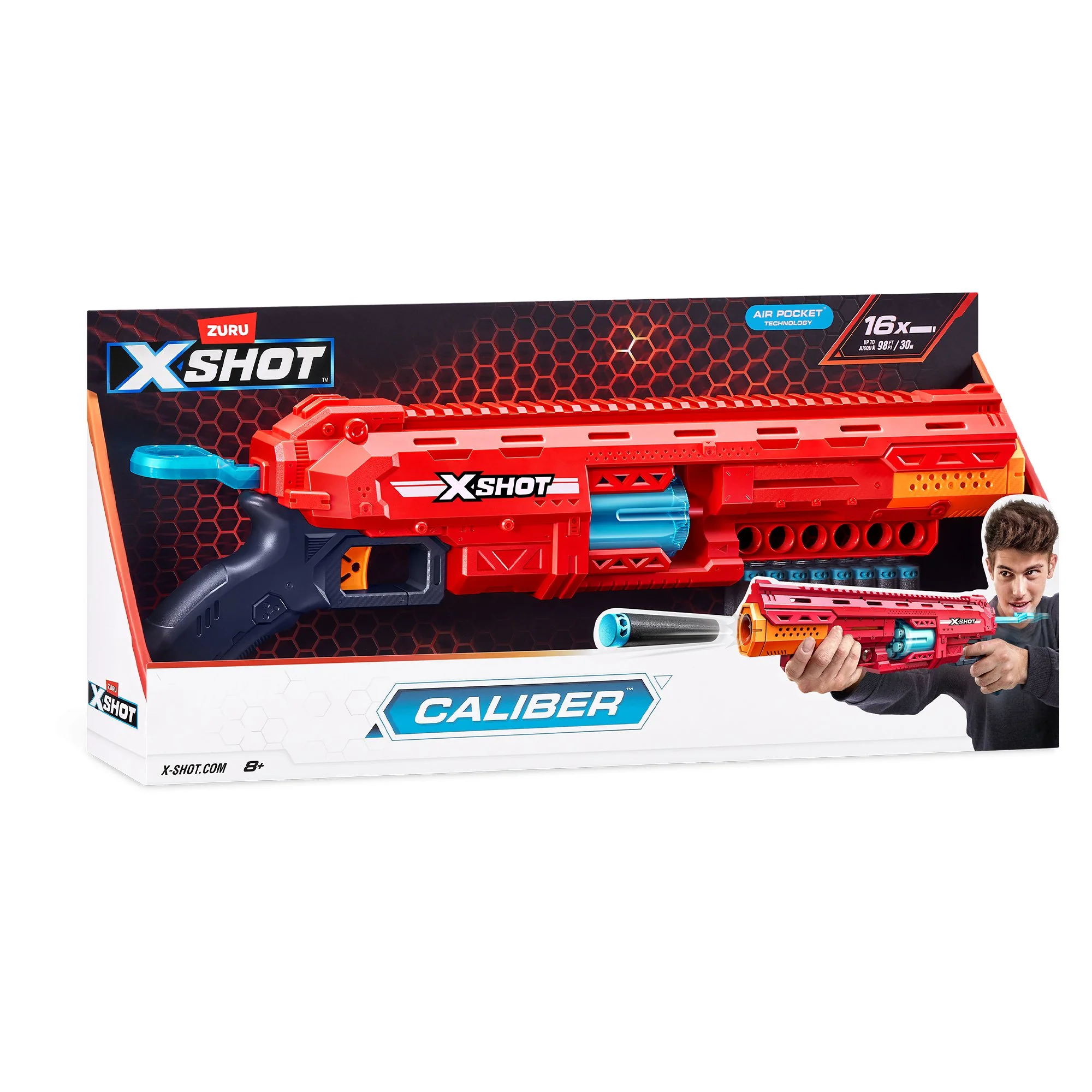 X-Shot Caliber + 16 munitions